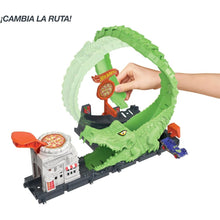 Cargar imagen en el visor de la galería, Hot Wheels ataque del cocodrilo pista