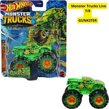 Cargar imagen en el visor de la galería, Hot Wheels Monster Trucks Live Gunkster 1:64 7/8