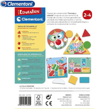 Cargar imagen en el visor de la galería, Juego aprender formas y colores Clementoni