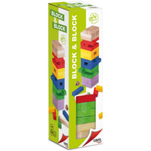 Cargar imagen en el visor de la galería, Juego Block & Block colores madera Cayro