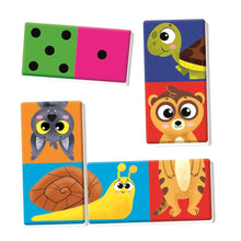 Cargar imagen en el visor de la galería, Juego DOMINO números y animales Clementoni