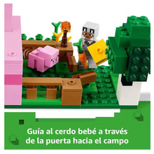 Cargar imagen en el visor de la galería, Lego 21268 la casa cerdo bebé Minecraft