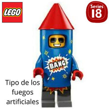 Cargar imagen en el visor de la galería, Lego minifigures Serie 18 edición fiesta Chico cohete
