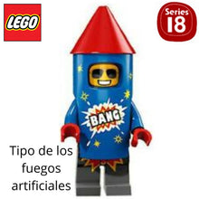 Cargar imagen en el visor de la galería, Lego minifigures Serie 18 edición fiesta Chico cohete