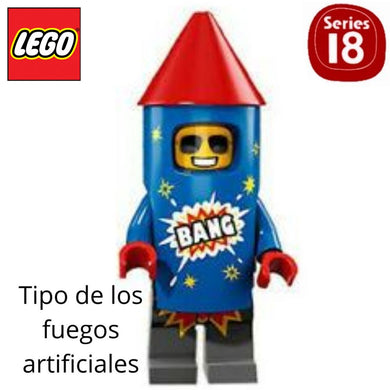 Lego minifigures Serie 18 edición fiesta Chico cohete