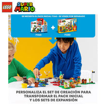 Cargar imagen en el visor de la galería, Lego set creación para transformar el pack inicial de Mario
