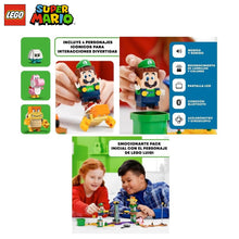 Cargar imagen en el visor de la galería, Luigi Lego Super Mario pack inicial