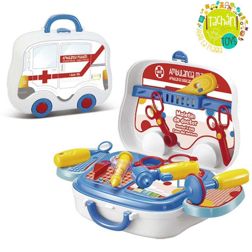 Maletín Doctora Juguete Maletín Médico De Madera Para Niños