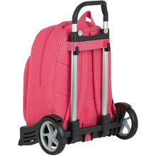 Cargar imagen en el visor de la galería, Mochila escolar rosa con carro evolution Oxford Blackfit8 Safta