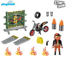 Cargar imagen en el visor de la galería, moto con pared de fuego Playmobil 71256