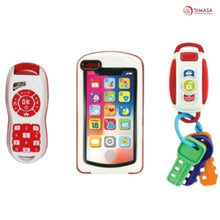 Cargar imagen en el visor de la galería, Mando, llavero y movil musical bebe 3 en 1
