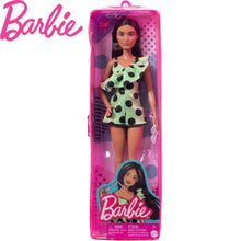Cargar imagen en el visor de la galería, Barbie fashionista vestido asimétrico morena