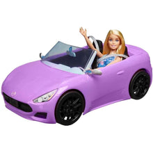 Cargar imagen en el visor de la galería, Muñeca Barbie y su coche descapotable