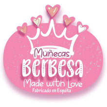 Cargar imagen en el visor de la galería, Muñeca comunión morena Fany habladora con vela Berbesa