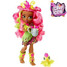 Cargar imagen en el visor de la galería, muñeca prehistórica Fernessa y Ptilly Cave Club