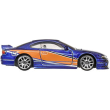 Cargar imagen en el visor de la galería, Nissan Silvia S15 Fast & Furious Tokyo Drift Hot Wheels Silver Series
