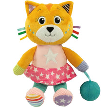 Cargar imagen en el visor de la galería, Peluche Katy la Gatita texturas para bebés Clementoni