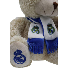 Cargar imagen en el visor de la galería, Peluche Real Madrid osito con bufanda 20 cm.