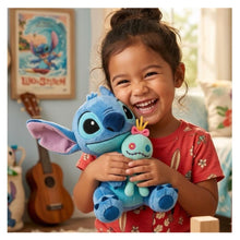 Cargar imagen en el visor de la galería, Peluche stitch 25 cm con Scrump Disney
