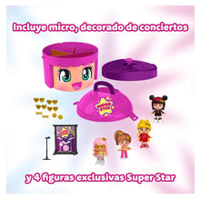 Cargar imagen en el visor de la galería, Cabeza Pinypon Super Star con 4 figuras exclusivas
