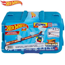 Cargar imagen en el visor de la galería, Pista Hot Wheels Track Builder choque hielo