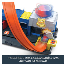 Cargar imagen en el visor de la galería, Hot Wheels pista estación de policía