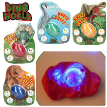 Cargar imagen en el visor de la galería, Plastilina dinosaurio luminosa Dino World
