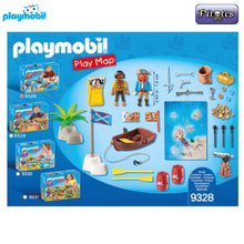 Cargar imagen en el visor de la galería, Play Map piratas Playmobil