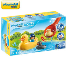 Cargar imagen en el visor de la galería, Playmobil 123 familia patos aqua 70271