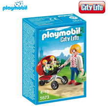 Cargar imagen en el visor de la galería, Playmobil 5573 mamá con gemelos City Life