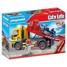 Cargar imagen en el visor de la galería, Playmobil 71429 Servicio de grúa con kart City Life