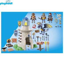Cargar imagen en el visor de la galería, Playmobil 71483 torre de caballeros con dragón y herrero