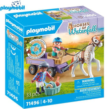 Cargar imagen en el visor de la galería, Playmobil 71496 carruaje con poni