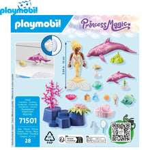 Cargar imagen en el visor de la galería, Playmobil 71501 sirena con delfines Princess Magic