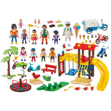Cargar imagen en el visor de la galería, Playmobil 71571 gran parque infantil con columpios y toboganes Family Fun