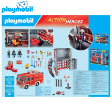 Cargar imagen en el visor de la galería, playmobil 71603 bomberos camion