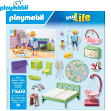 Cargar imagen en el visor de la galería, Playmobil 71609 dormitorio con zona de juegos bebé