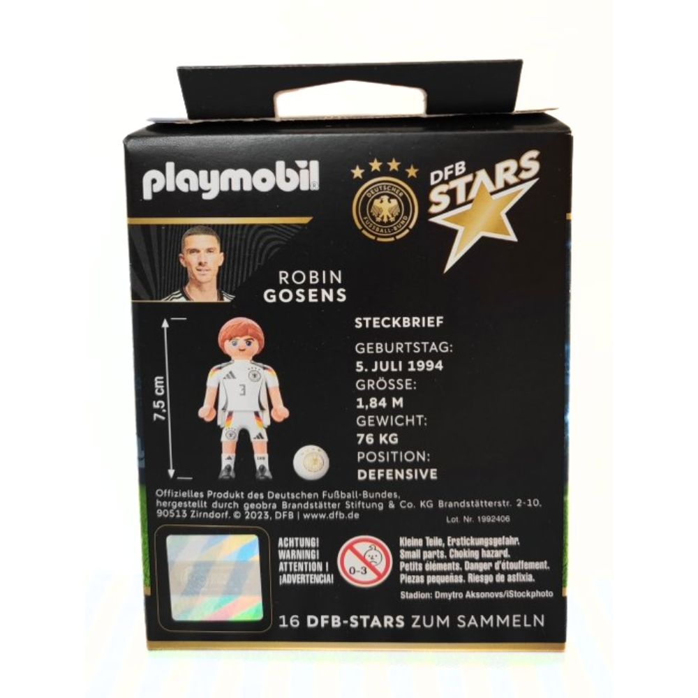 Figura PLAYMOBIL DFB Stars Eurocopa 2024 – Edición Limitada Del Jugador Robin Gosens, Coleccionable Oficial Para Fans Del Fútbol