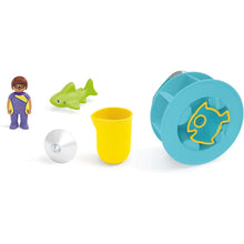 Cargar imagen en el visor de la galería, Playmobil Junior Aqua rueda de agua con bebe tiburón (71688)