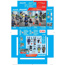 Cargar imagen en el visor de la galería, Playmobil 71730 set de figuras de policía