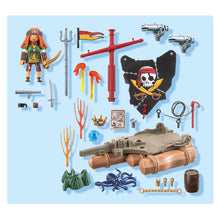 Cargar imagen en el visor de la galería, Playmobil 71794 bote pirata con tesoro