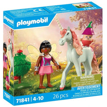 Cargar imagen en el visor de la galería, Playmobil 71841 unicornio celeste Sky Rose con hada