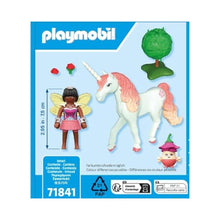 Cargar imagen en el visor de la galería, Playmobil 71841 unicornio celeste Sky Rose con hada
