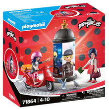Cargar imagen en el visor de la galería, Playmobil 71864 Miraculous paseo en scooter por París