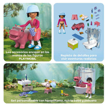 Cargar imagen en el visor de la galería, Playmobil 71950 divertido baño de animales Animal & Friends