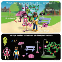 Cargar imagen en el visor de la galería, Playmobil 72043 Draculaura cita San Valentín Monster High