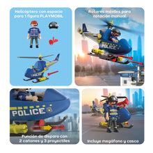 Cargar imagen en el visor de la galería, Playmobil 72080 helicóptero de policía con radar