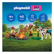 Cargar imagen en el visor de la galería, Playmobil 72132 excursión a caballo con hoguera