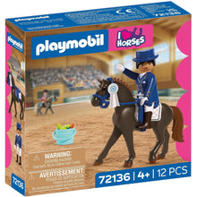 Cargar imagen en el visor de la galería, Playmobil 72136 doma ecuestre de caballo