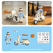 Cargar imagen en el visor de la galería, Playmobil 72283 Vespa estilo clásico 80 aniversario